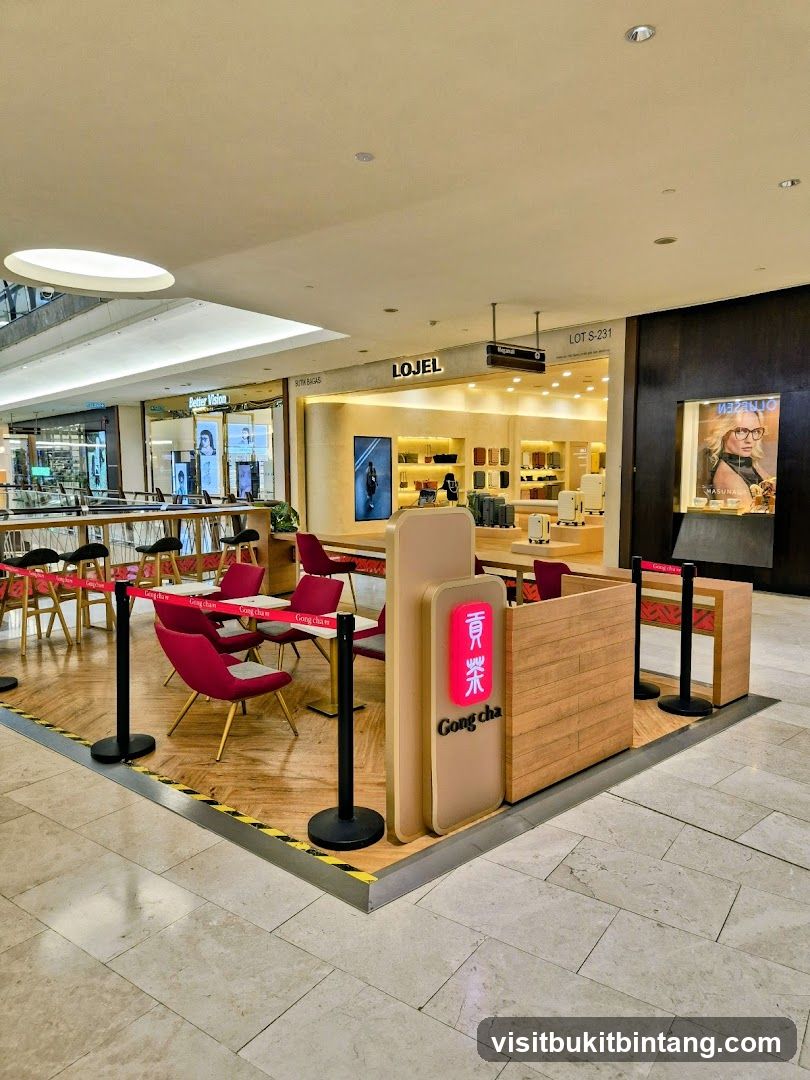 Gong Cha Bubble Tea Stall