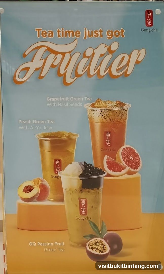 Gong Cha Fruit Tea Promotion