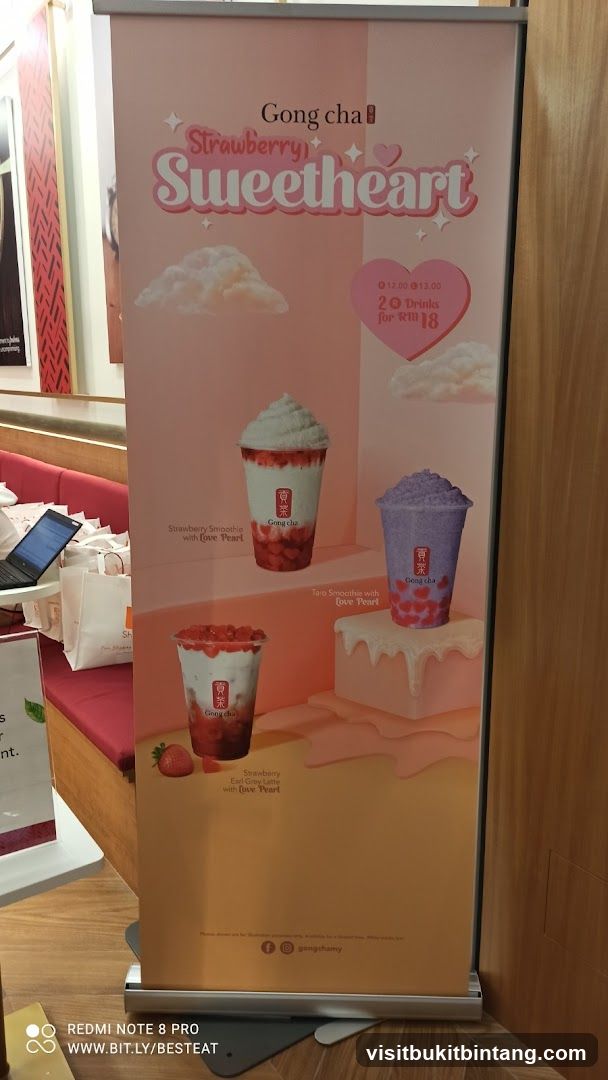 Gong Cha Strawberry Sweetheart Promotion
