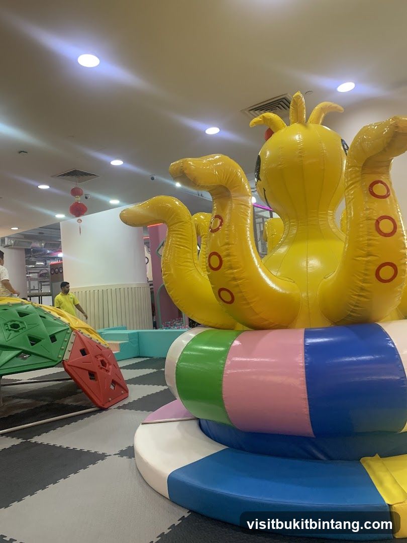Indoor Playground with Inflatable Octopus