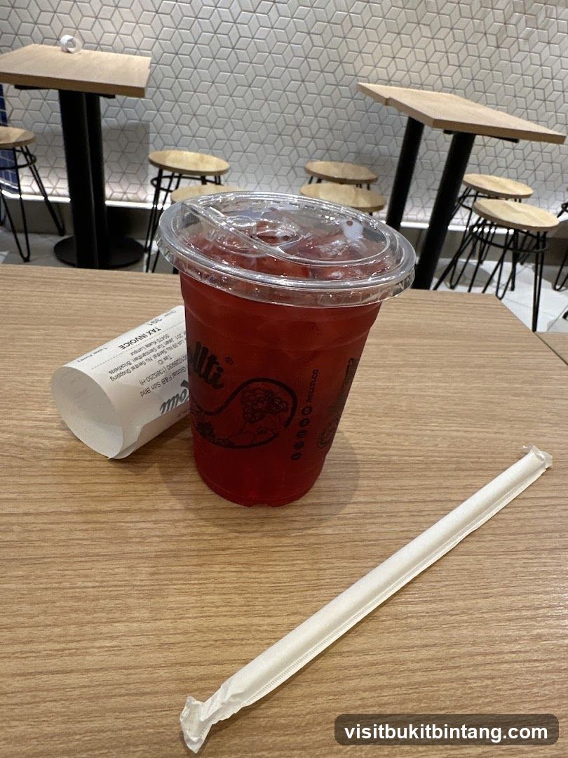 Drink and Receipt
