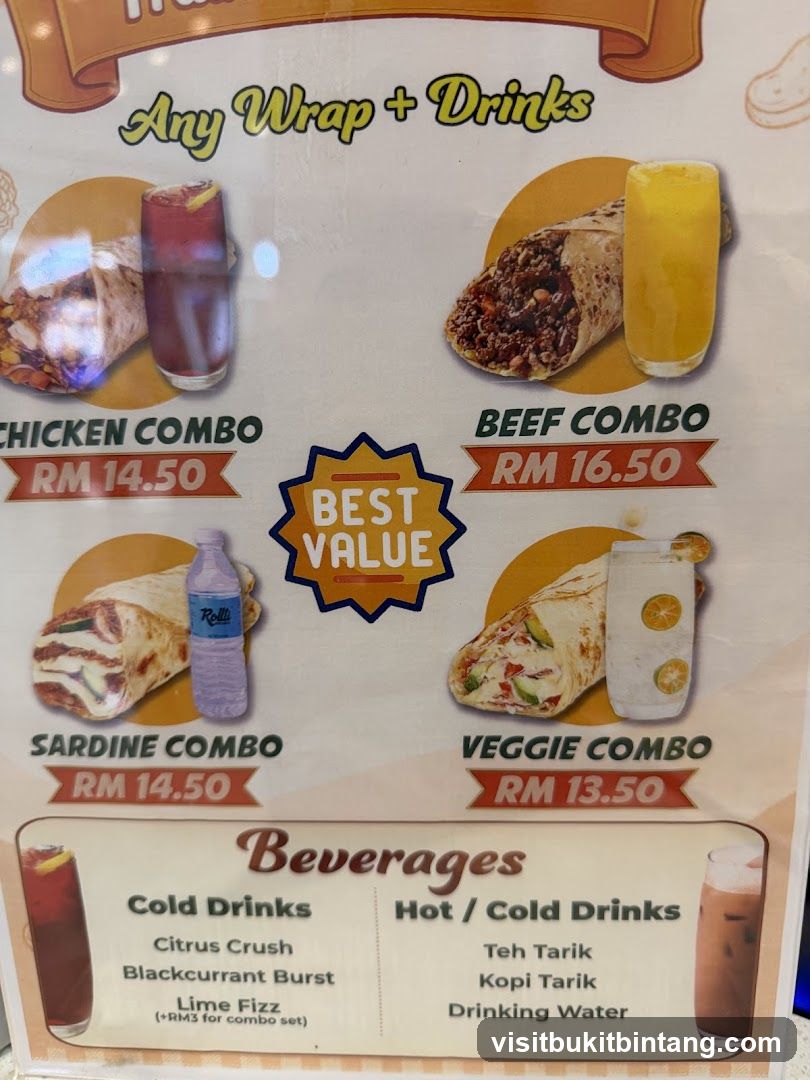 Any Wrap + Drinks