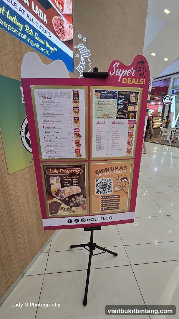 Rollti Menu