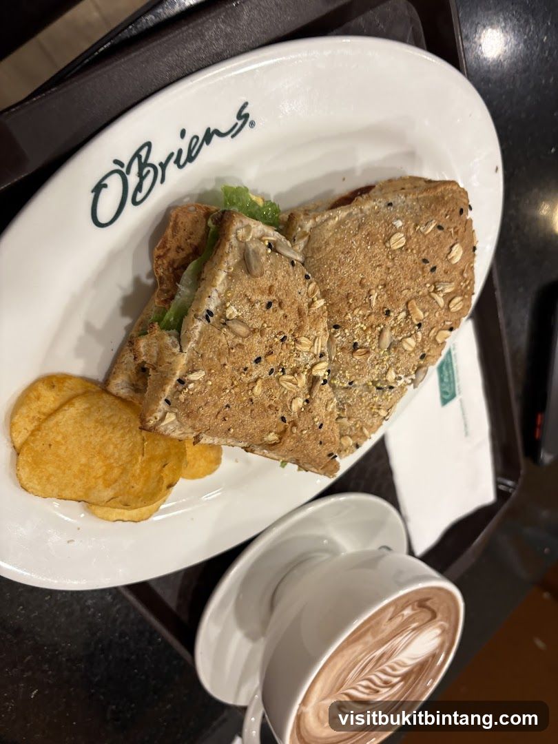 Sandwich and Coffee