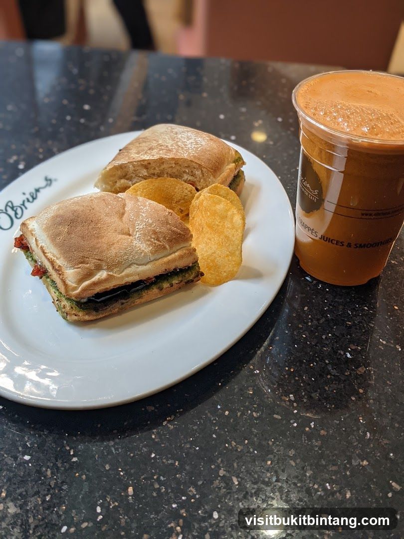 Sandwich and Juice