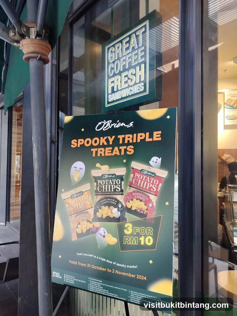 O'Briens Spooky Triple Treats Promotion
