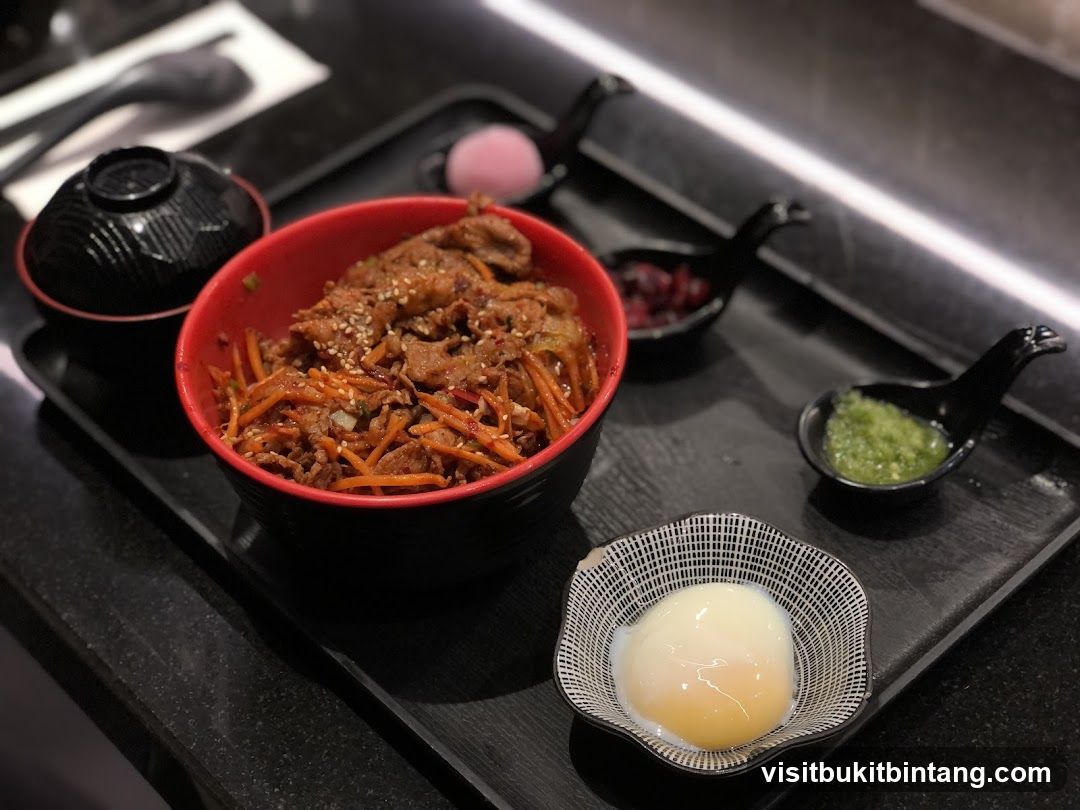 Japanese Rice Bowl Meal