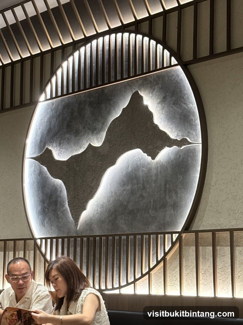 Interior Decor with Mountain Motif