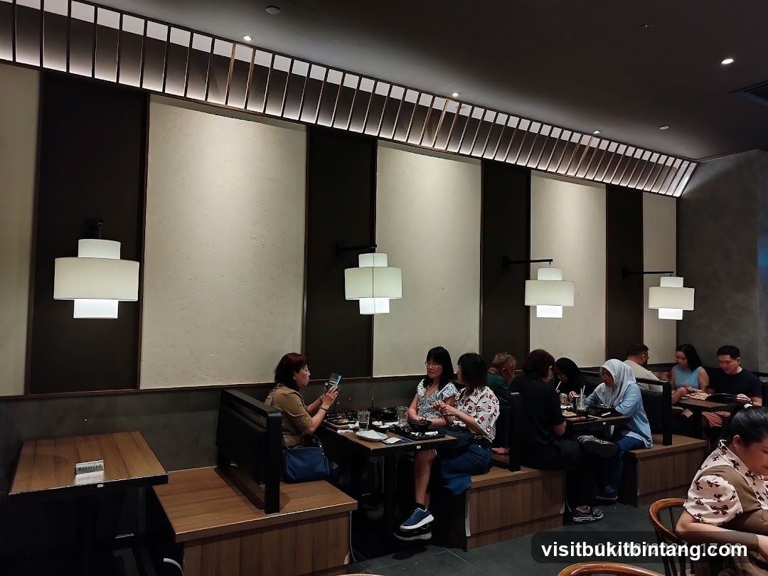Restaurant Interior with Diners