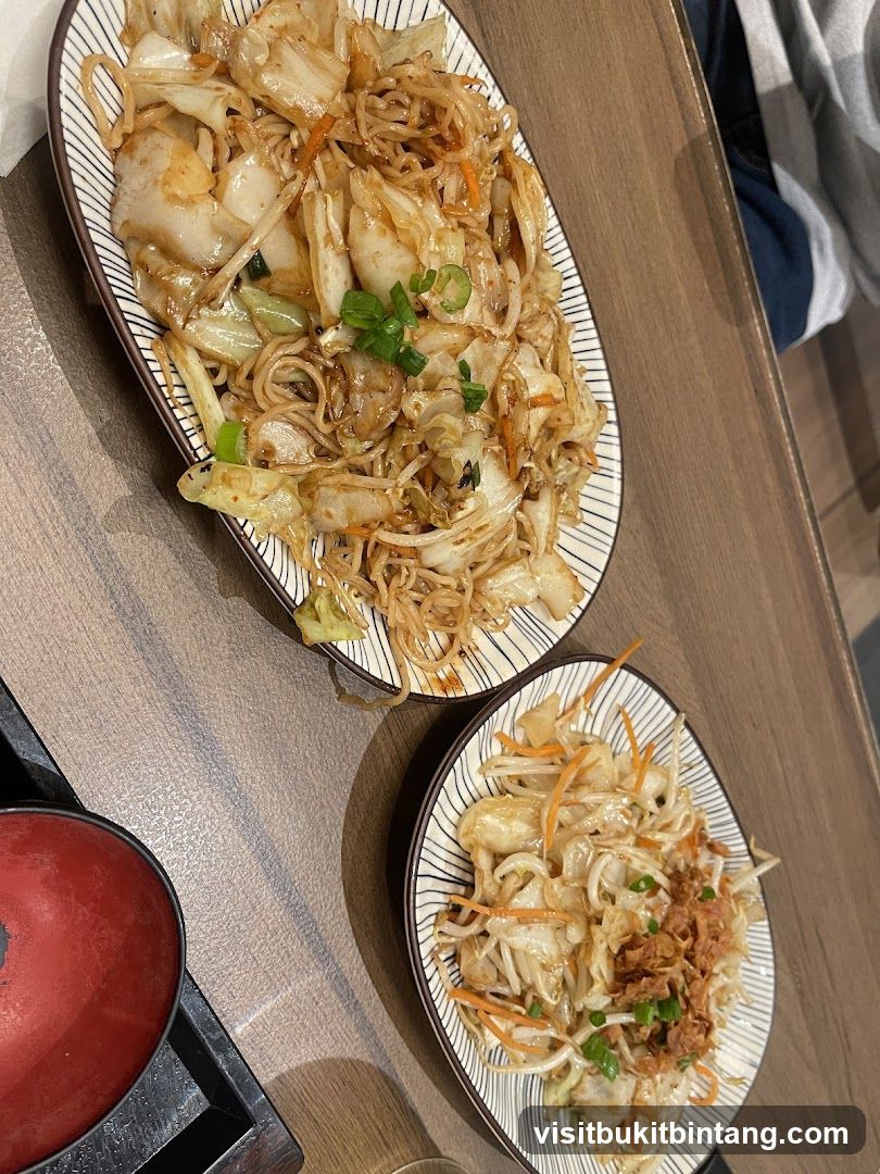 Noodles and Vegetables