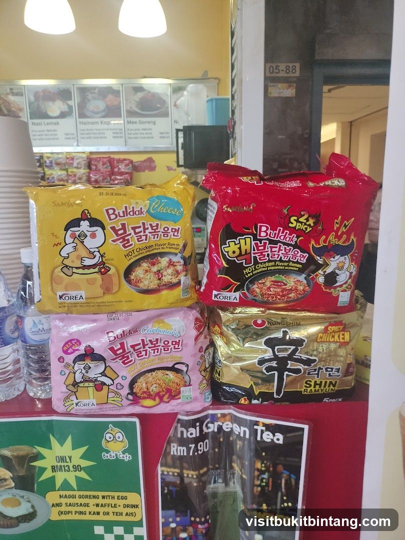 Instant Noodles and Cafe Offerings