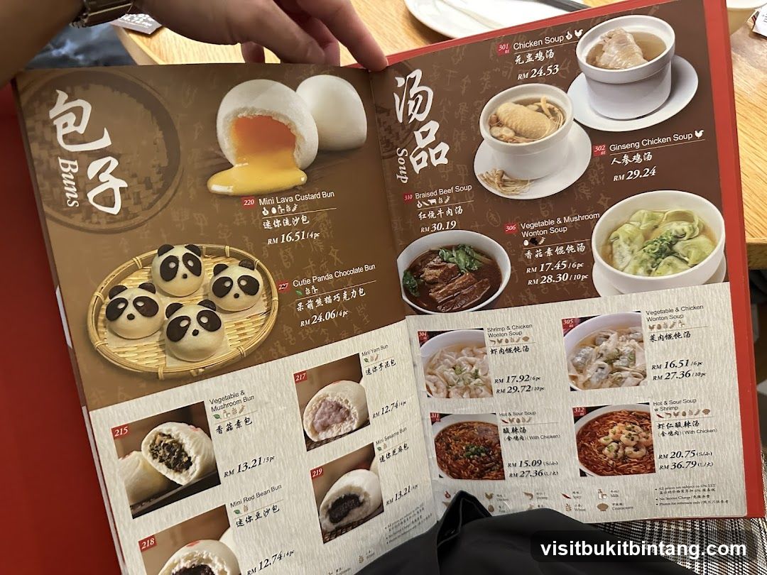 Buns and Soup Menu