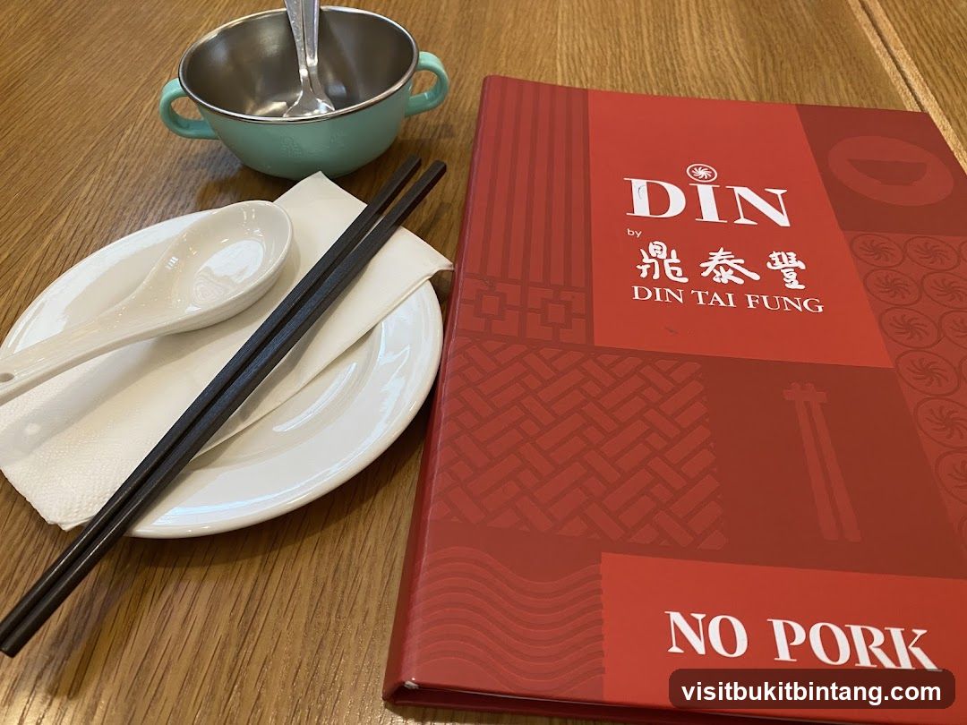 Din Tai Fung Menu