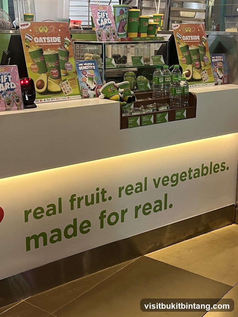 Boost Juice Counter