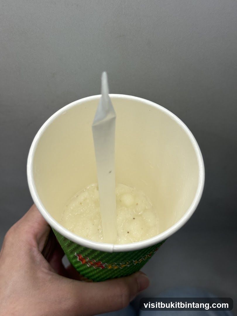 Frozen Drink in Paper Cup