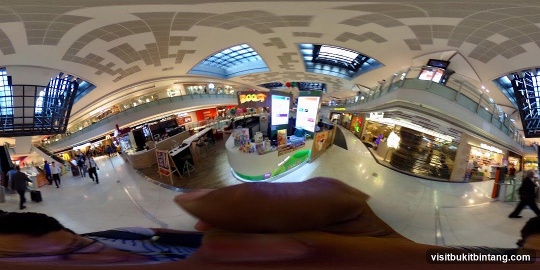 Shopping Mall Interior with Boost Juice Bar