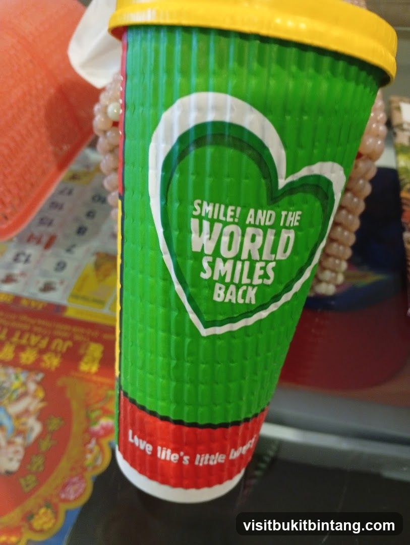 Cup with motivational quote