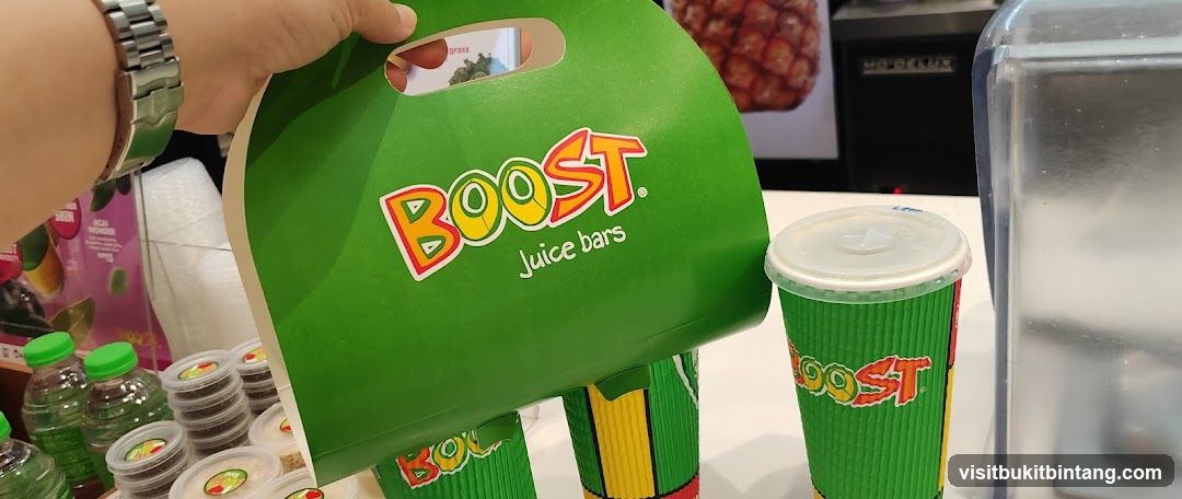 Boost Juice Bars Bag and Cup