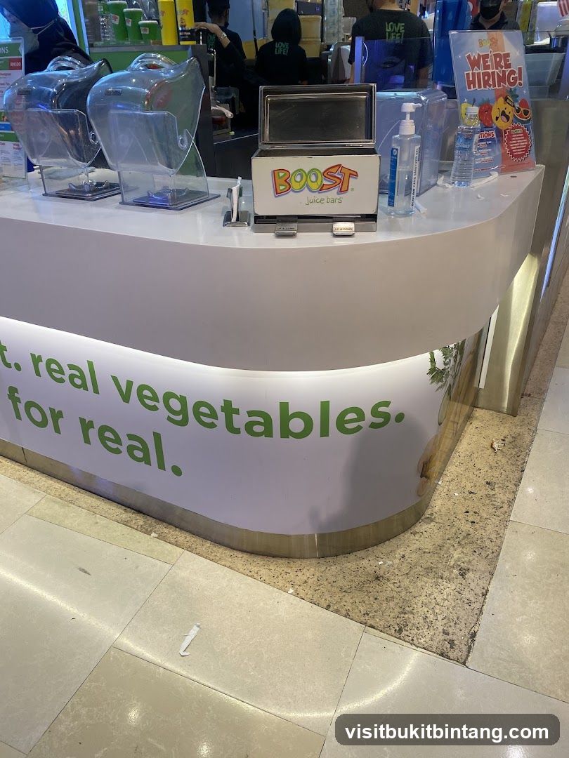 Boost Juice Bars Counter