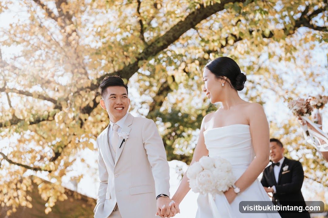 Wedding Couple Outdoors