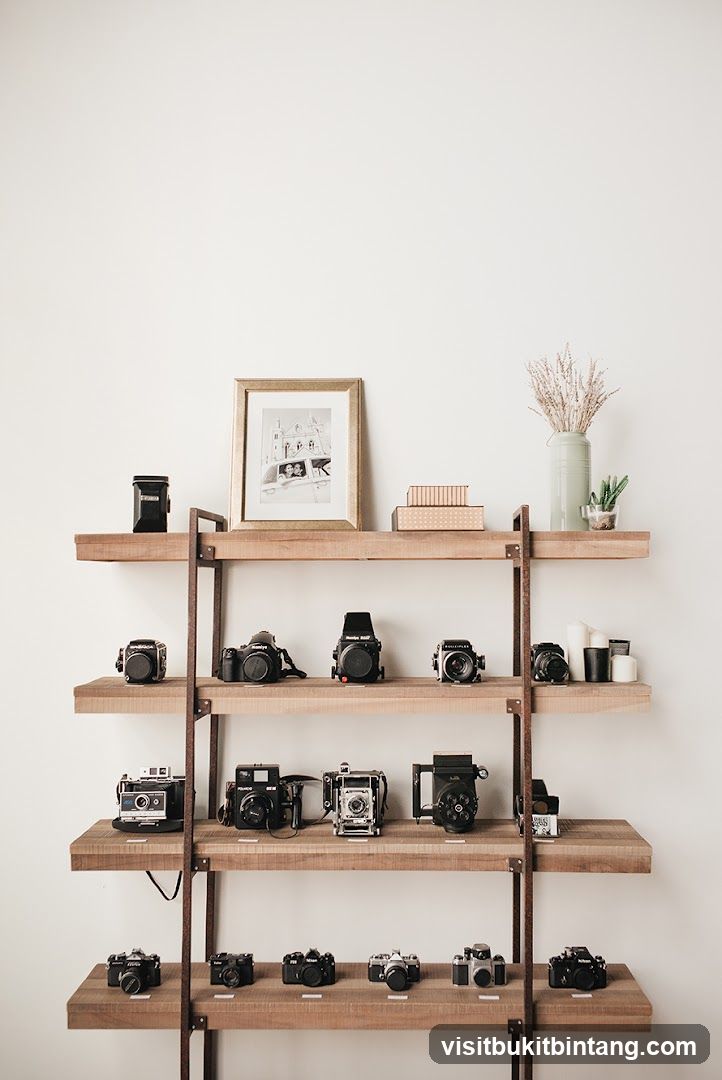 Vintage Cameras on Display
