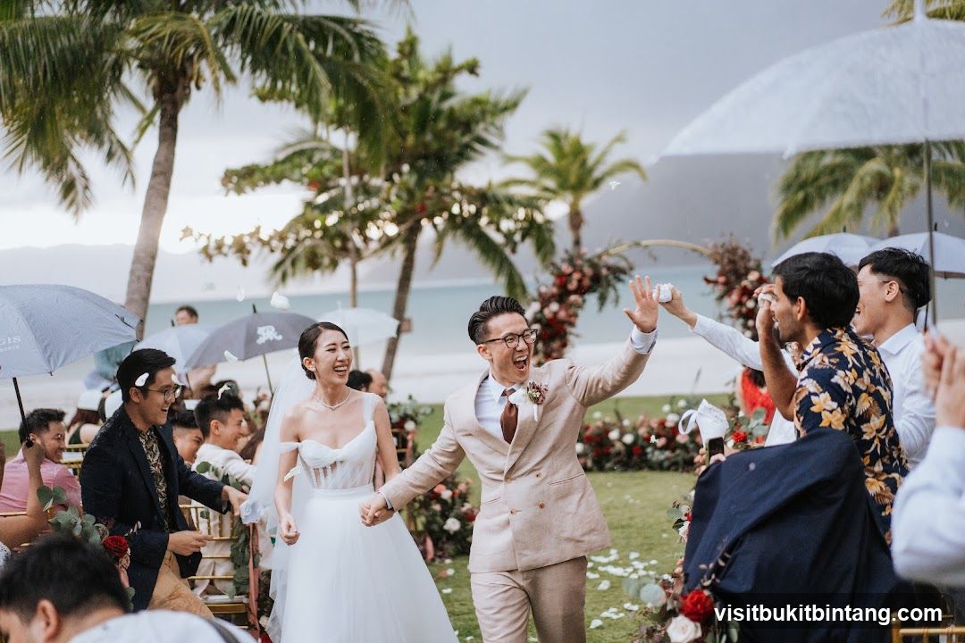 Wedding Ceremony in the Rain