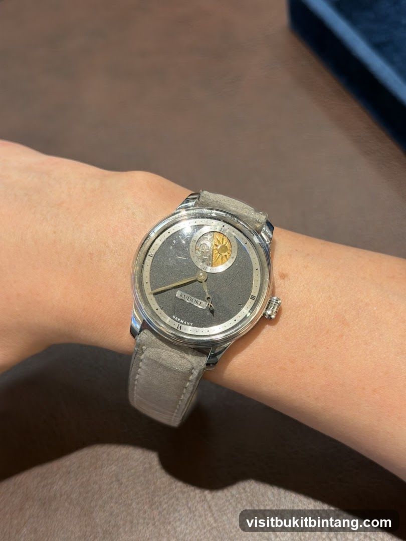 Watch on wrist