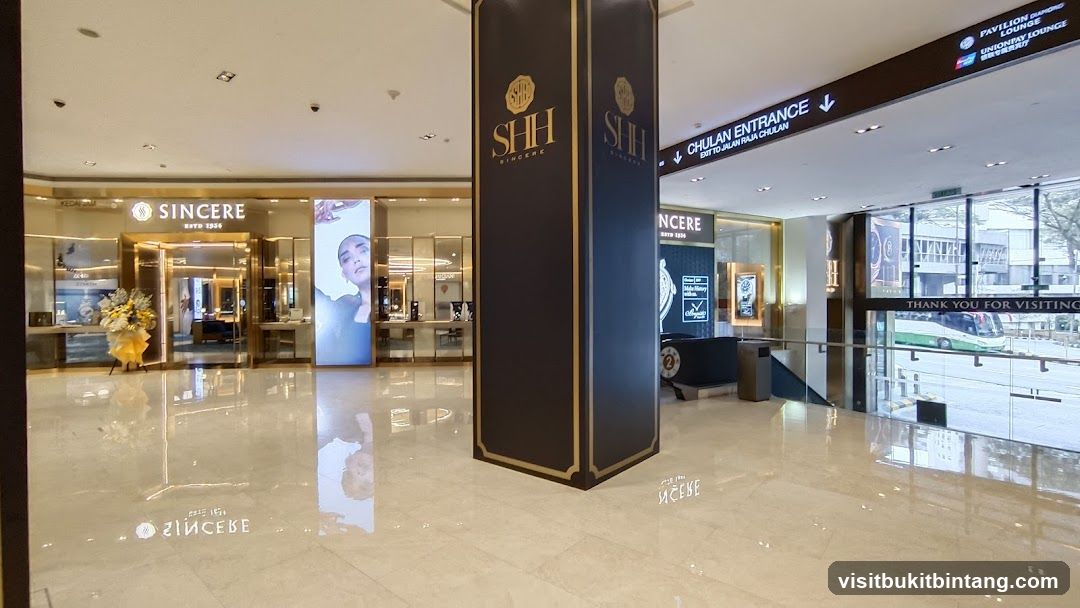 Mall Interior with Storefronts