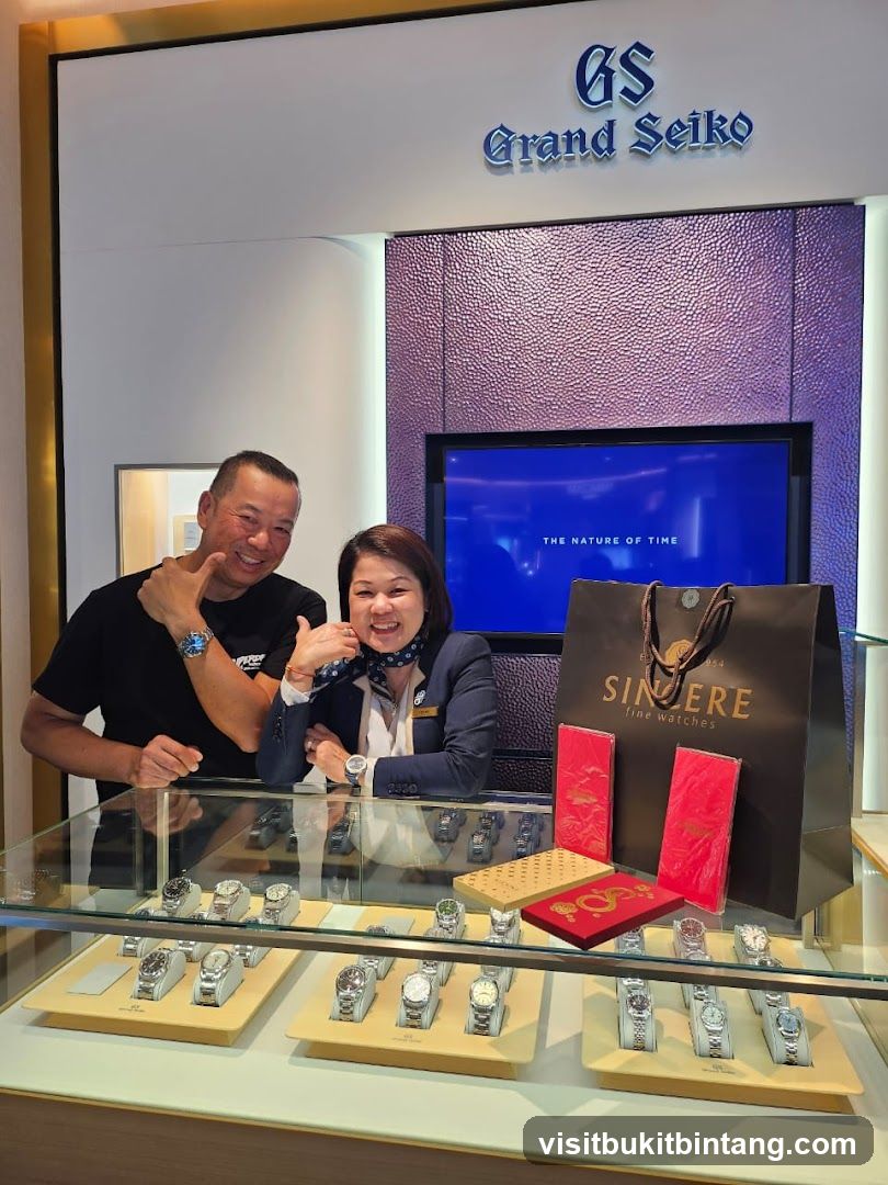 Grand Seiko Watch Display
