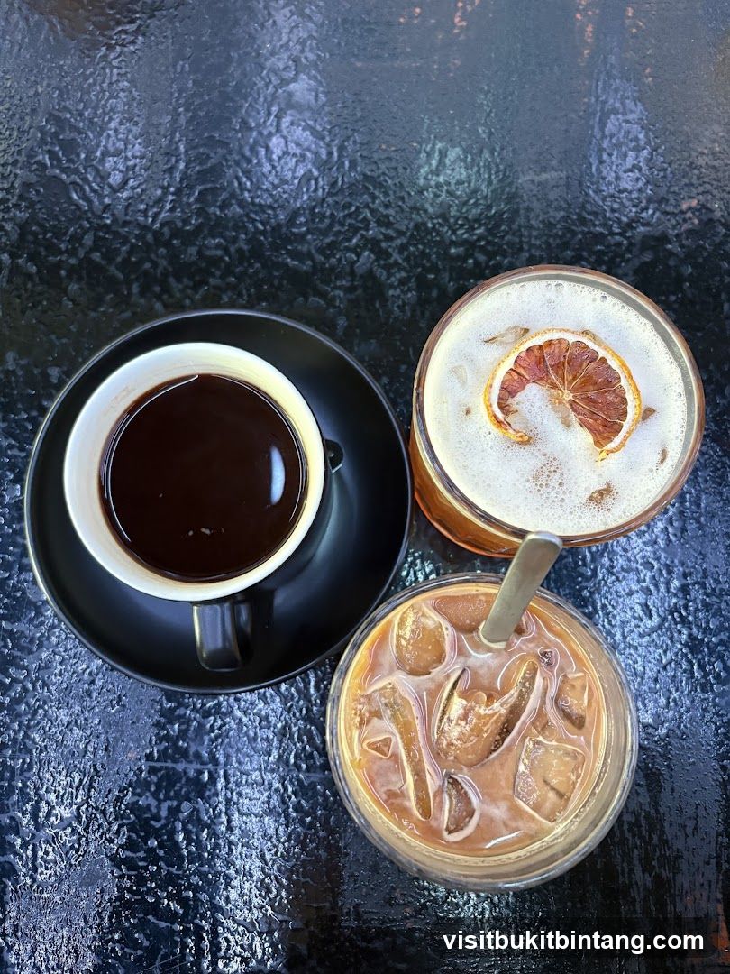 Three Coffee Drinks