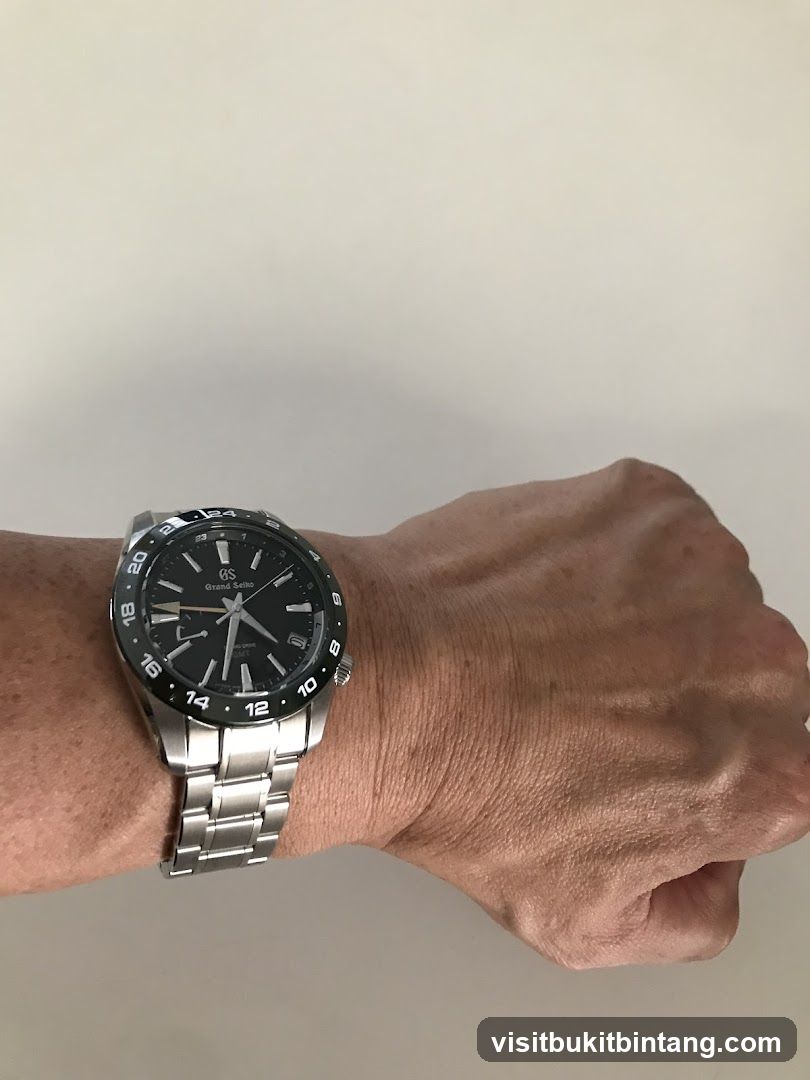 Watch on wrist