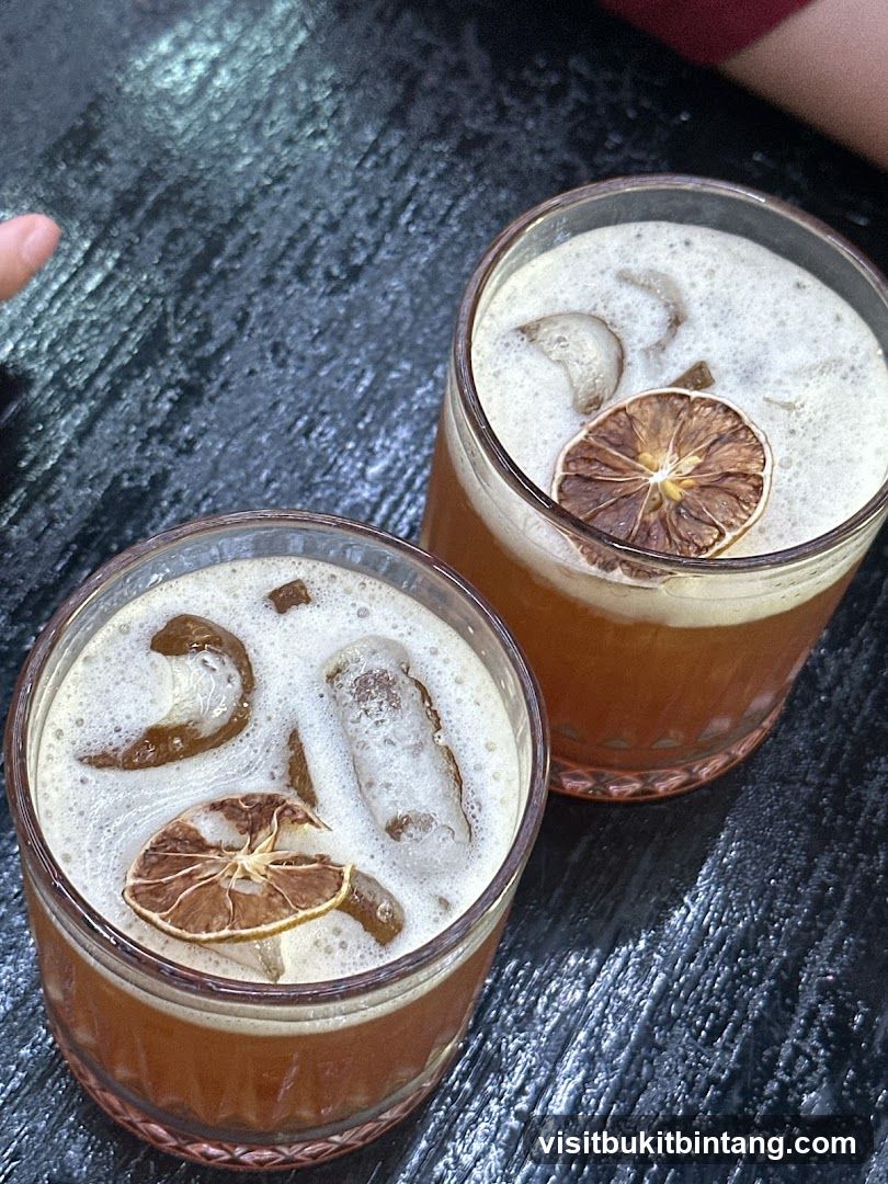 Two Cocktails with Dried Lime