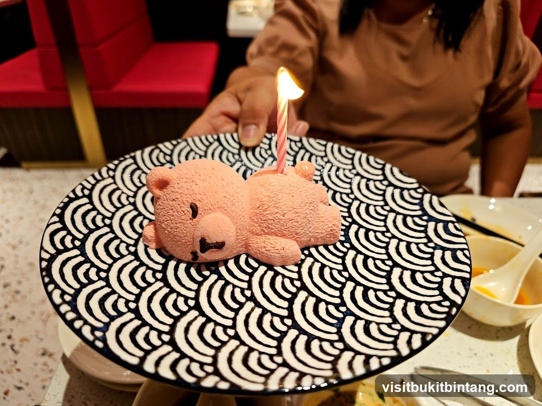 Dessert with Candle