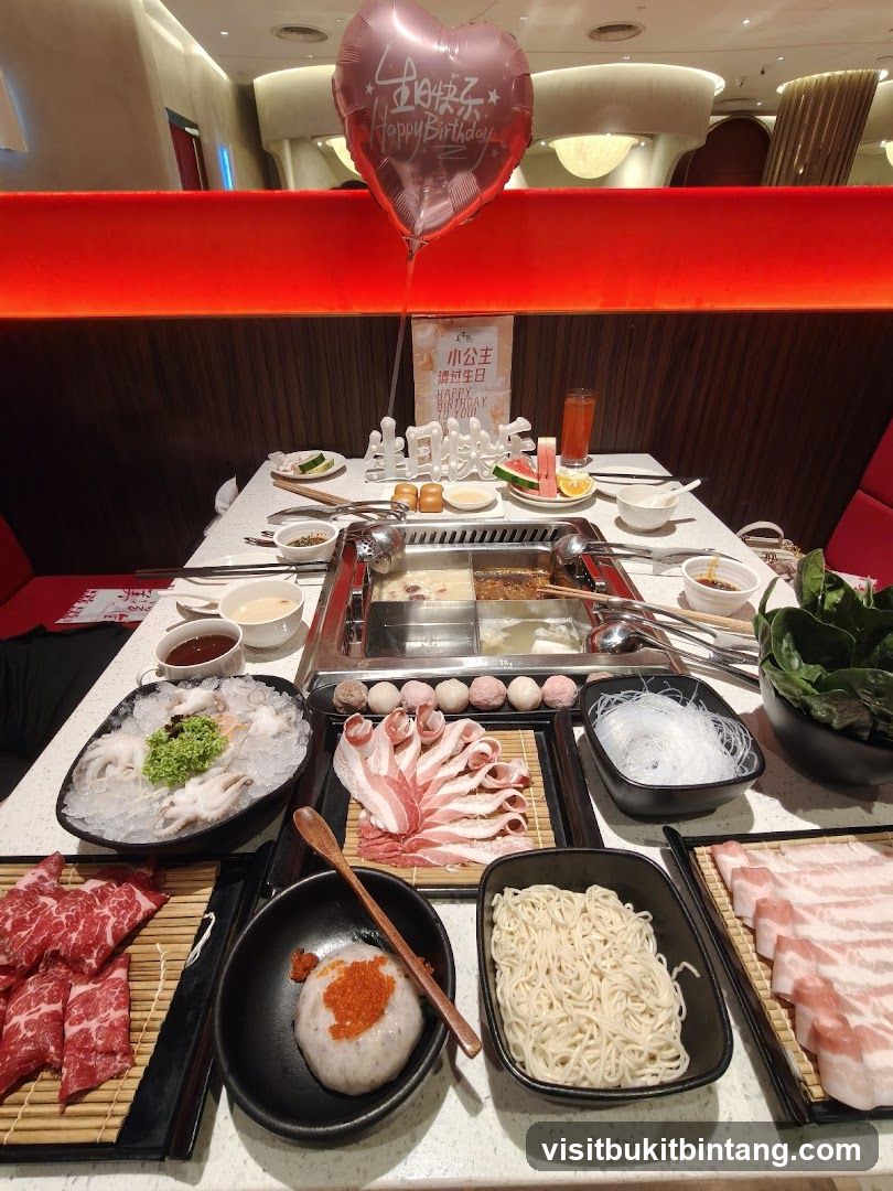 Birthday Hot Pot Meal
