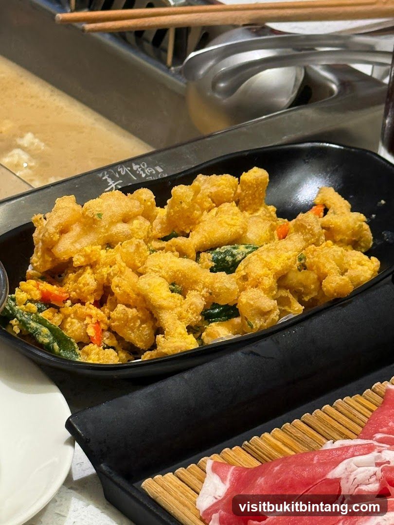 Fried Calamari with Vegetables