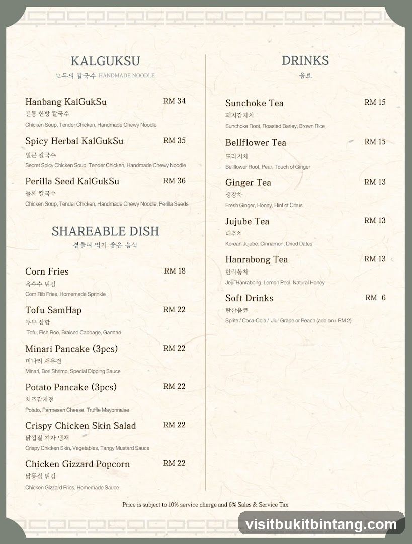 MODU TRX | Samgyetang Speciality Korean Restaurant | Kuala Lumpur