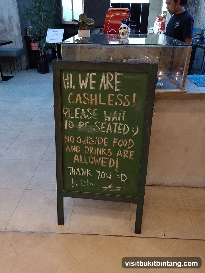 Chalkboard sign