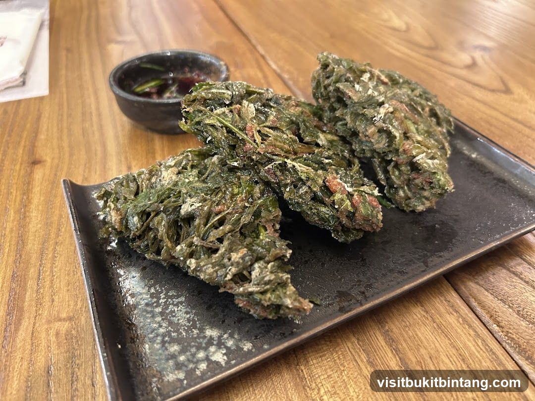 Fried Greens with Dipping Sauce