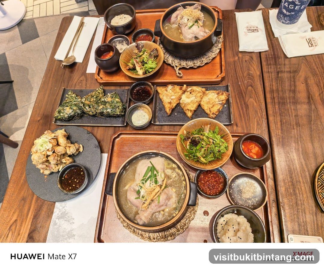 Korean Food Spread