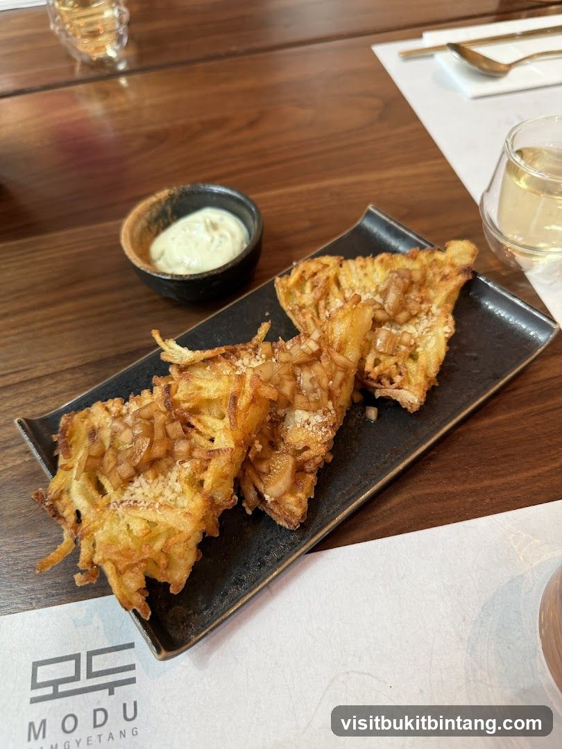 Fried Potato Pancakes with Dip