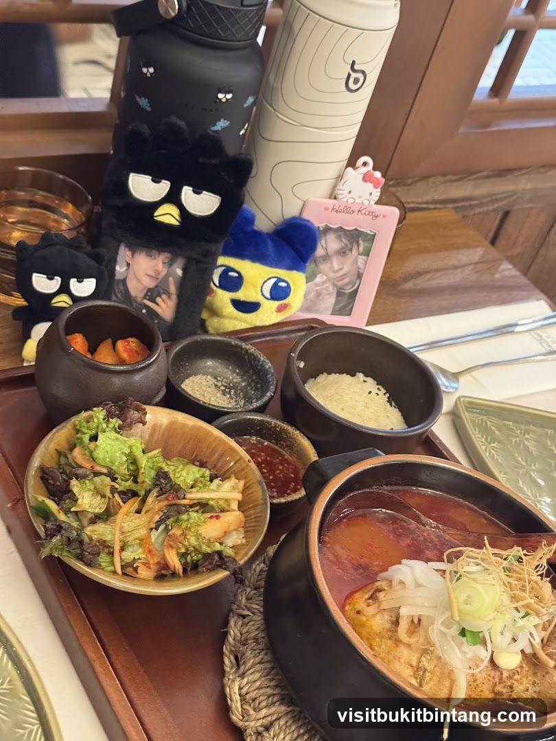 Meal with Plush Toys and Photos