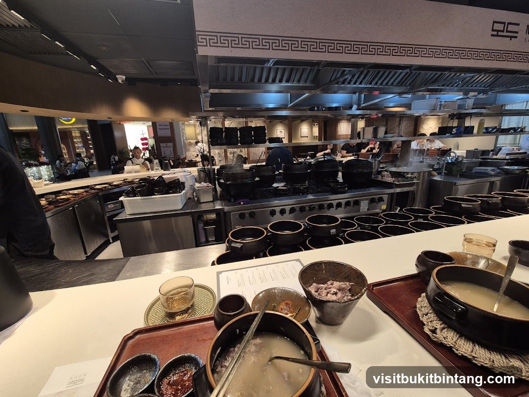 Restaurant Kitchen and Dining Area