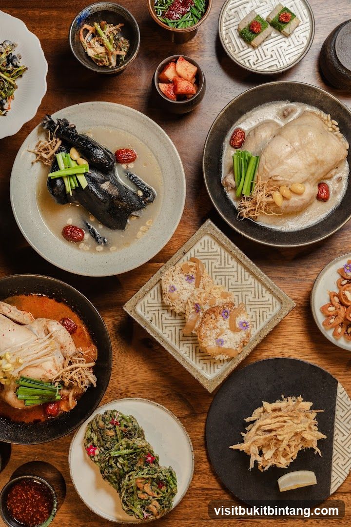 Korean Food Spread