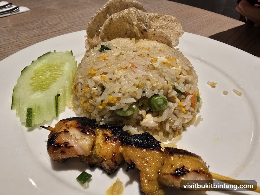Chicken Satay with Fried Rice