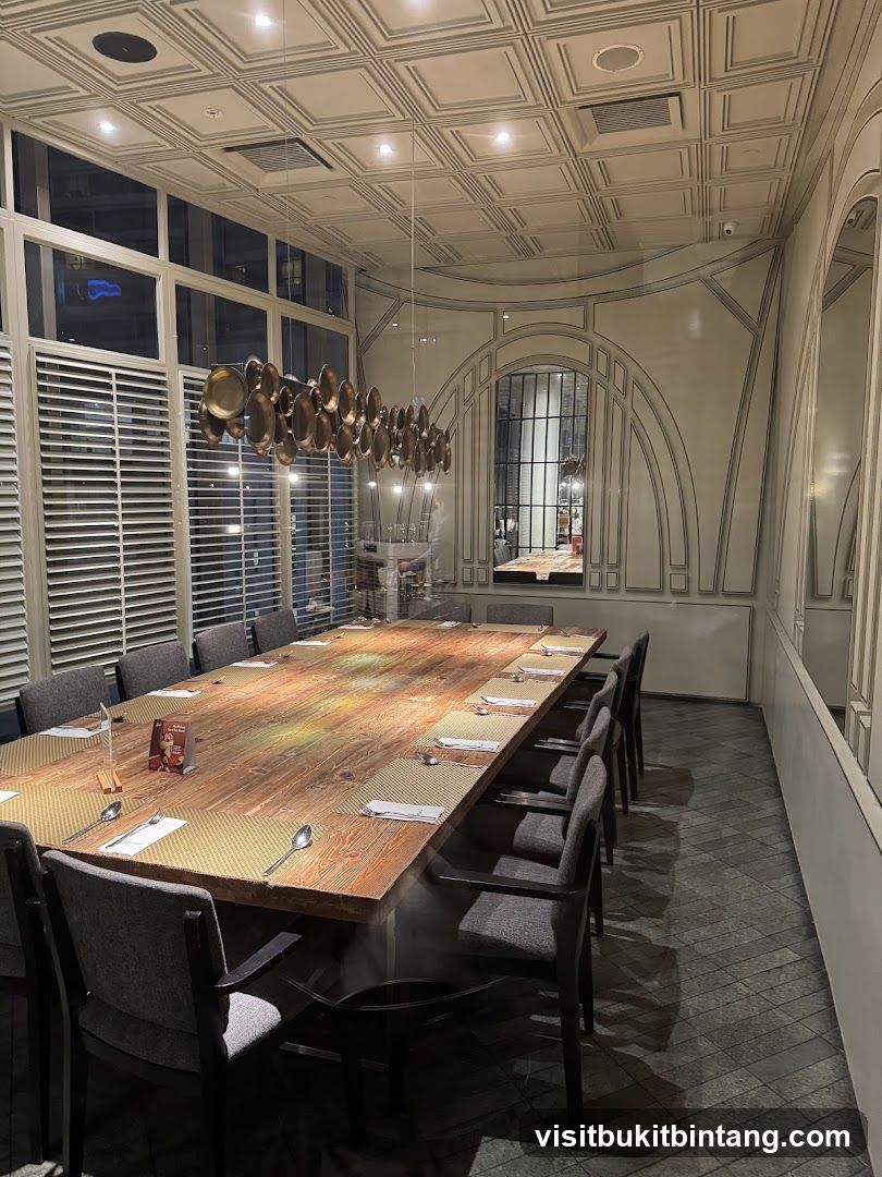 Large Dining Table Setup