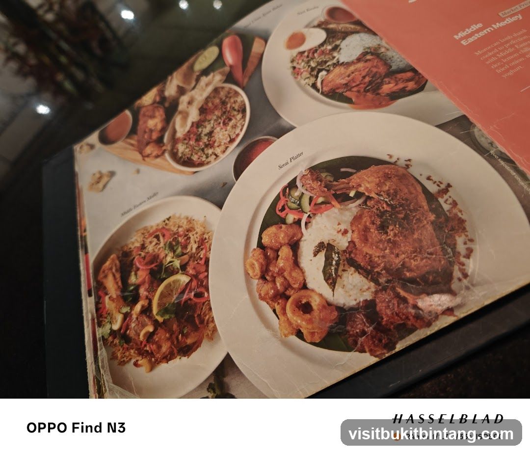 Menu with Food Photos