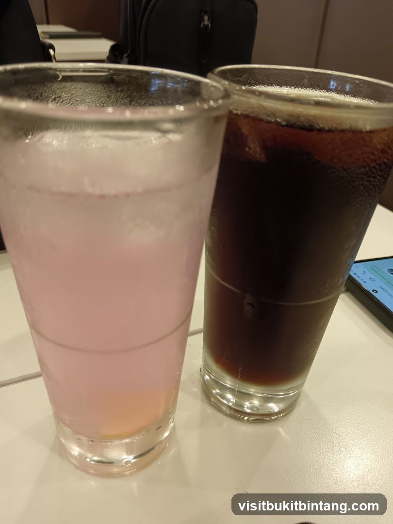 Two Drinks on a Table