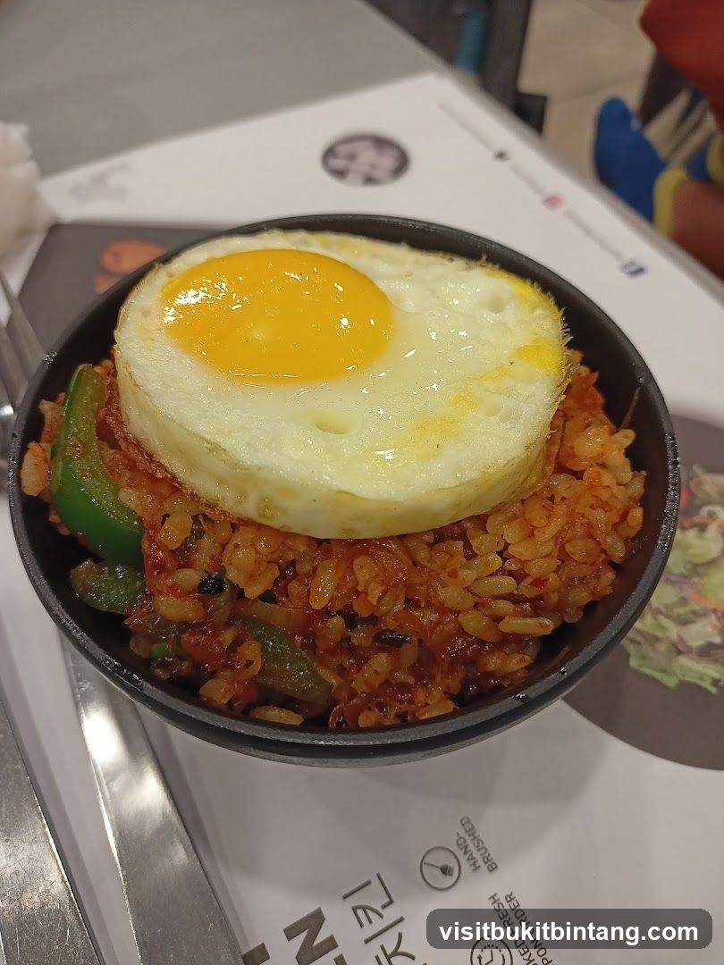Fried Egg and Rice Dish