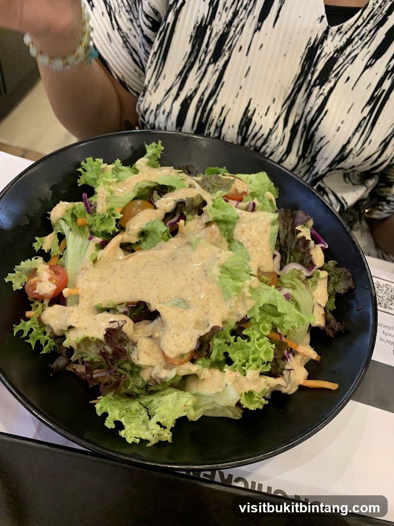 Salad with Dressing