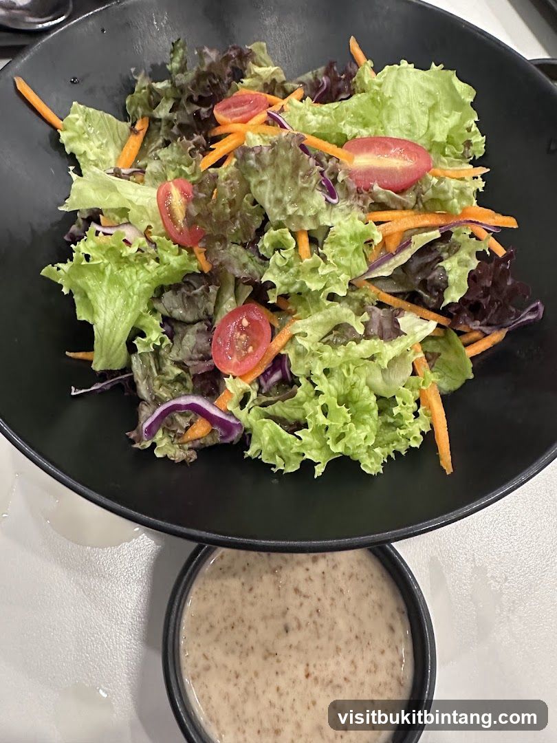 Salad with Dressing